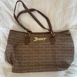 Juicy Couture Monogram Brown Tote